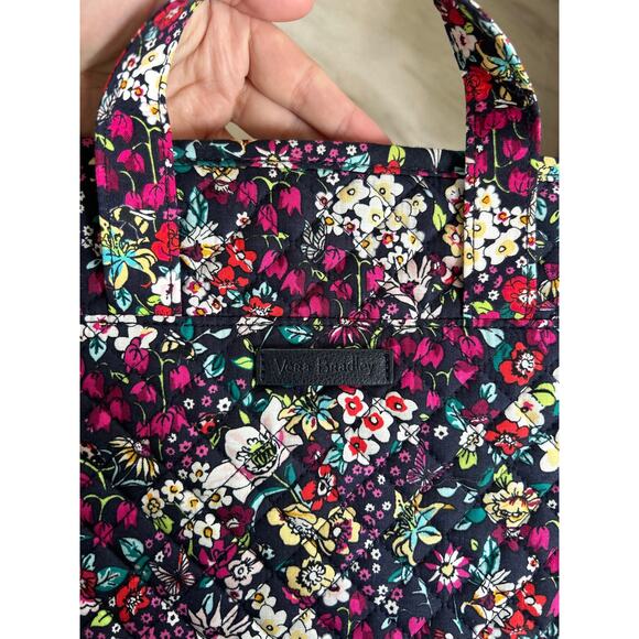 Vera Bradley Black & Pink Floral Packable Travel Cosmetic Hanging Case - Picture 9 of 10